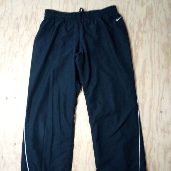 Vintage Y2K Nike Striped Mesh Lined Wind Pants Joggers Trainers - Picture 2 of 9